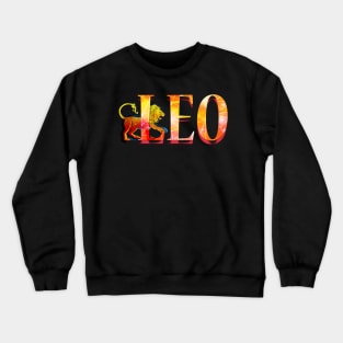 Leo Horoscope Sign Crewneck Sweatshirt